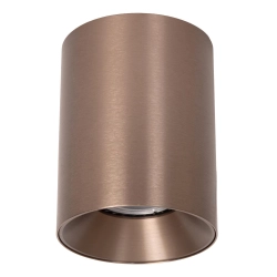 GERTI - Plafon - Ø 8 cm - 1xGU10 - Coffee - Essential 09945/01/97 LUCIDE